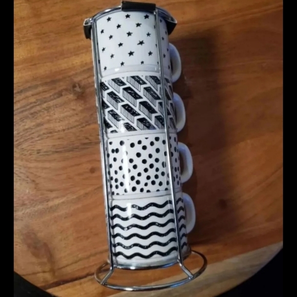 NEW ESPRESSO CUPS - STACKABLE - Picture 1 of 2